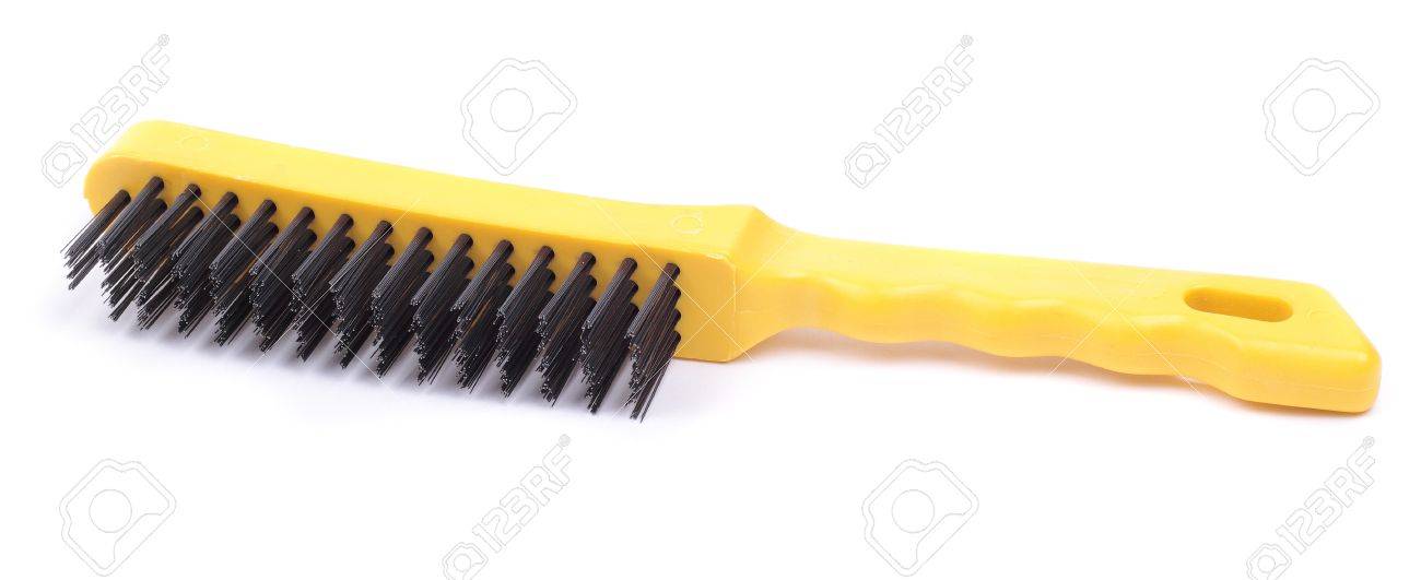 wire brush yellow