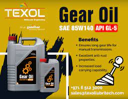 TEXOL GEAR OIL SAE 85W140 API GL5 5L-TX0035