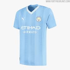 Original Manchester City home kit 23/24