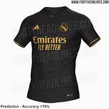 Original Real Madrid away kit 23/24